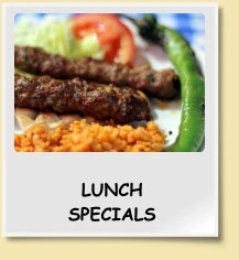 LUNCH SPECIALS