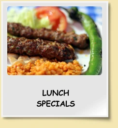 LUNCH SPECIALS